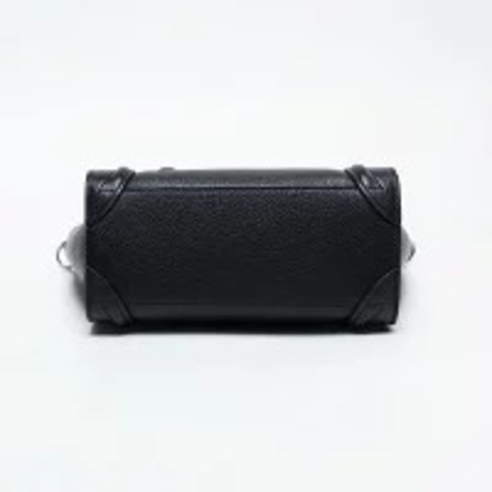 Celine Luggage Leather Handbag Black - Picture 8 of 13